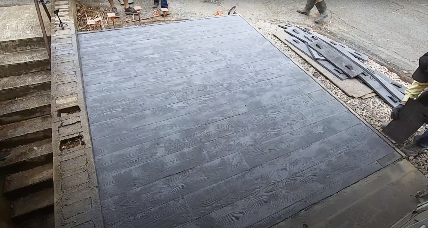 Professional concrete installation process in Grapevine TX